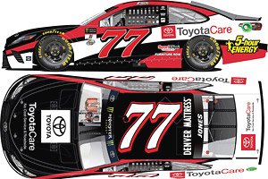 NASCAR Cup Series 2017 Toyota Camry Toyota Cares #77 Erik Jones (Chrome) (Diecast Car)