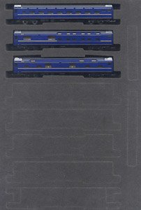 JR 24系25形 寝台特急 (北斗星・JR東日本仕様) 増結セット (増結・3両セット) (鉄道模型)