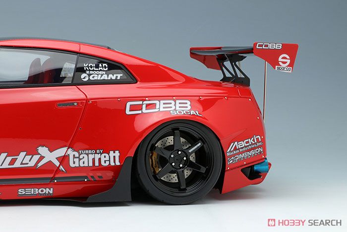 Rocket Bunny R35 GT-R Red (Carbon Hood) (Diecast Car) Item picture11