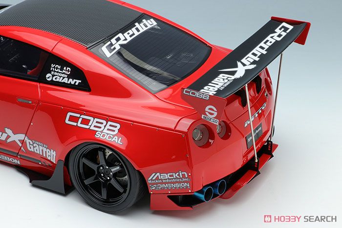 Rocket Bunny R35 GT-R Red (Carbon Hood) (Diecast Car) Item picture7