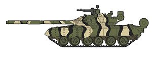 ロシア軍 T-80BV 主力戦車 迷彩 (完成品AFV)