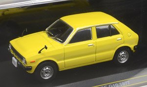 ダイハツ シャレード G10 1977 イエロー (ミニカー)
