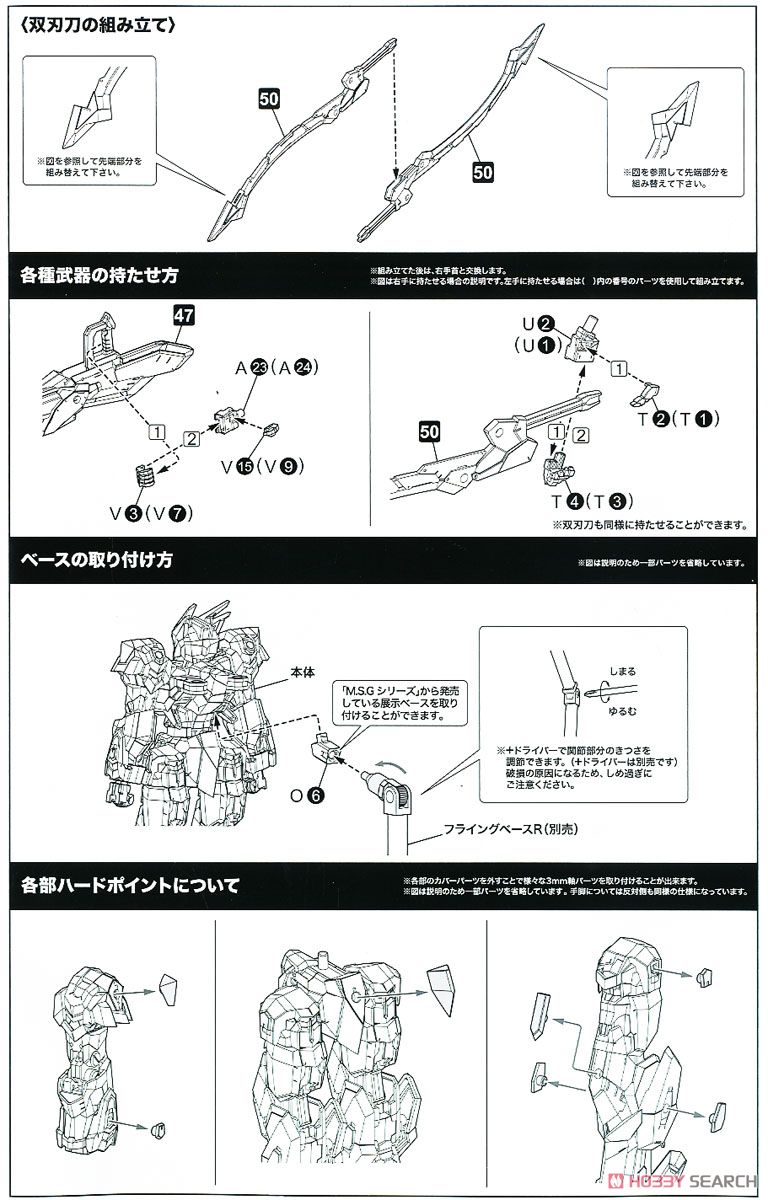 LX-R01J Jagd Falx (Plastic model) Assembly guide10