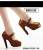 Flirty Girl Shoes Collection/ Female Platform Pumps Bronze 1/6 Set FGC2017-28 (Fashion Doll) Other picture1