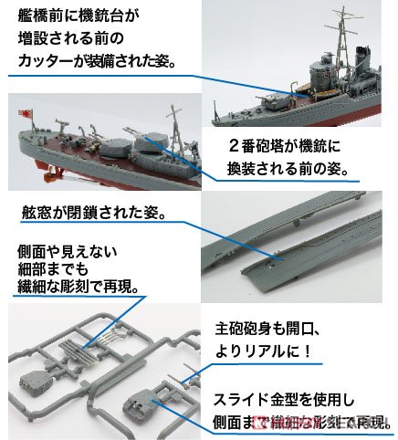 日本海軍陽炎型駆逐艦 陽炎 (プラモデル) 商品画像7
