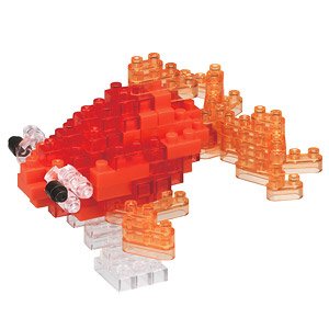 Nanoblock Telescope goldfish (Red) (Block Toy)