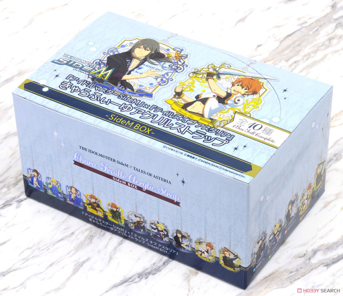 『アイドルマスター SideM』×『テイルズ オブ アスタリア』 きゃらふぃーゆアクリルストラップ -SideM BOX- 10個セット (キャラクターグッズ) パッケージ1