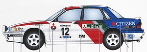 Galant VR-4 #12 Safari 1990 (Decal)