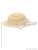 Lace Ribbon Straw Hat (Ivory) (Fashion Doll) Item picture1