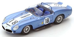 Ferrari TRI/61 #18 North American Racing Team Le Mans 1962 Peter Ryan - John Fulp (Diecast Car)