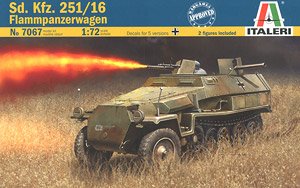 WW.II ドイツ軍 Sd.Kfz.251/16 ハーフトラック火炎放射型 (プラモデル)