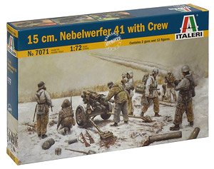 WW.II ドイツ軍 ネーベルヴェルファー 15cm多連装ロケット砲w/砲兵 (プラモデル)