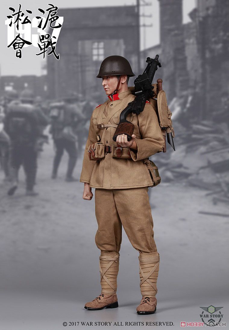 War Story 1/6 IJA Type 11 Light Machine Gun Gunner Battle of Shanghai 1937 (Fashion Doll) Item picture10