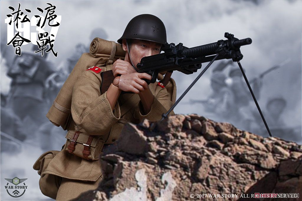 War Story 1/6 IJA Type 11 Light Machine Gun Gunner Battle of Shanghai 1937 (Fashion Doll) Item picture13