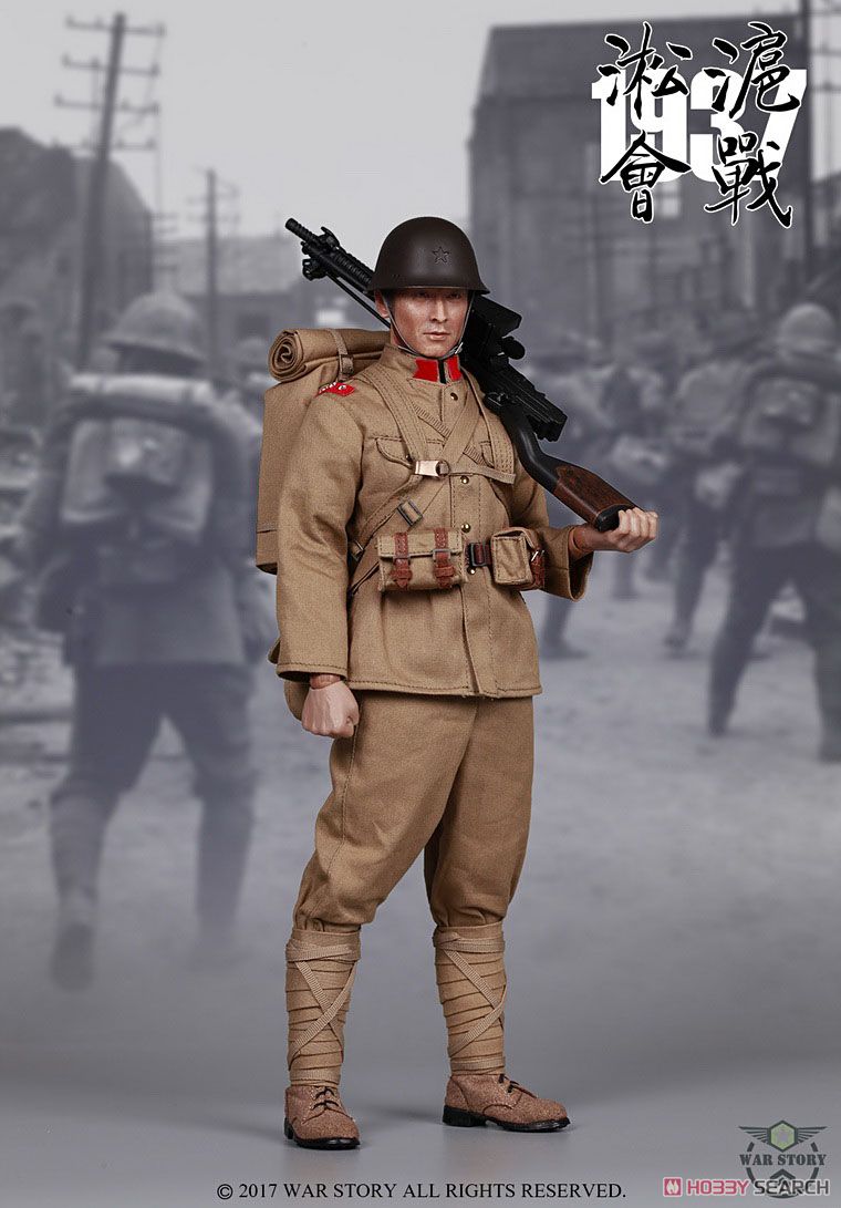 War Story 1/6 IJA Type 11 Light Machine Gun Gunner Battle of Shanghai 1937 (Fashion Doll) Item picture8
