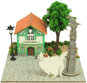 [Miniatuart] Studio Ghibli Mini : `The Cat Returns` Muta and Cat`s Office (Assemble kit) (Railway Related Items)