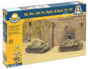 Sd.Kfz.161 Pz.Kpfw.Iv Ausf.F1/F2 (2 pieces) (Plastic model)
