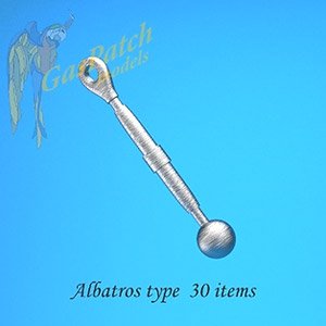 Turnbuckles Type Albatross (30 Pieces) (Plastic model)