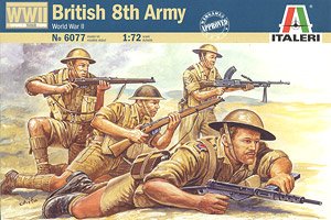 WW.II イギリス第8軍歩兵 (プラモデル)