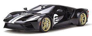 Ford GT (Black/Silver Stripes) (Diecast Car)