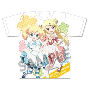 きんいろモザイク Pretty Days フルグラフィックTシャツ アリス＆カレン Sサイズ (キャラクターグッズ)