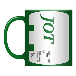 JOT ISO タンクコンテナ柄 マグカップ [20`ISO UN PORTABLE TANK(T11) 14,000L] (鉄道関連商品)
