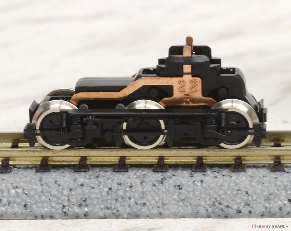 【 6647 】 DT132AN形動力台車 (黒台車枠・黒輪心・銀車輪・3軸) (DE10-1000形用) (1個入り) (鉄道模型) 商品画像1