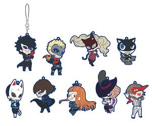 Persona 5 Rubber Strap Collection Vol.2 (Set of 9) (Anime Toy)
