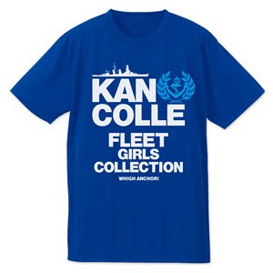Kantai Collection Teitoku Only Dry T-Shirts Cobalt Blue S (Anime Toy)