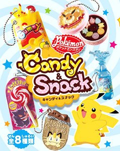 Pokemon Candy & Snack Mascot (Set of 8) (Shokugan)