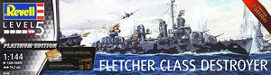 Fletcher-class Destroyer (Platinum Edition) (Plastic model)