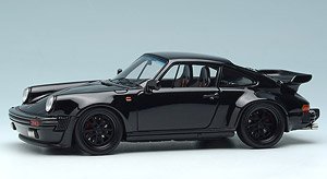 Porsche 930 turbo 1988 ブラック (マットブラックホイール) (ミニカー)