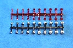 車両ライトセットB (赤、20個入り) (2.6mm x 6、2.3mm x 4、2.0mm x 4、1.8mm x 4、1.5mm x 2) (プラモデル)