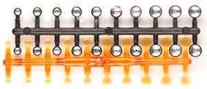 車両ライトセットC (オレンジ、20個入り) (2.6mm x 6、2.3mm x 4、2.0mm x 4、1.8mm x 4、1.5mm x 2) (プラモデル)