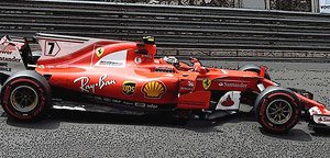 フェラーリ SF70-H モナコGP 2017 K.Raikkonen (ミニカー)