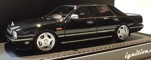 Nissan Cedric Cima (Y31) Black (ミニカー)