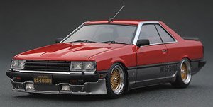 Nissan Skyline 2000 RS-Turbo (R30) Red/Silver (1/18 Scale) (ミニカー)