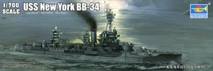 アメリカ海軍戦艦 BB-34 ニューヨーク (プラモデル)