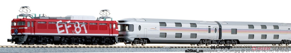 [Limited Edition] EF81-95 + SeriesE26 `Cassiopeia Cruise` (Basic 4-Car Set) (Model Train) Other picture2