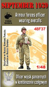 Poland September 1939 - Armour Forces Officer Wearing Overalls (Plastic model)