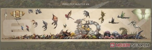 Monster HunterXX Monster Size Simplified Chart (Jigsaw Puzzles) Item picture1