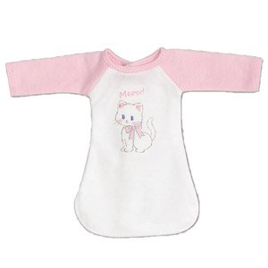 PNS Animal Raglan Dress (Pink x White) (Fashion Doll)
