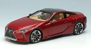 Lexus LC500 - S Package - Right Handle Type Interior Color Oak Radiant Red Contrast Layering (Diecast Car)