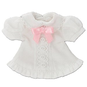 Kinoko Planet [Ribbon Frill Blouse] (White) (Fashion Doll)