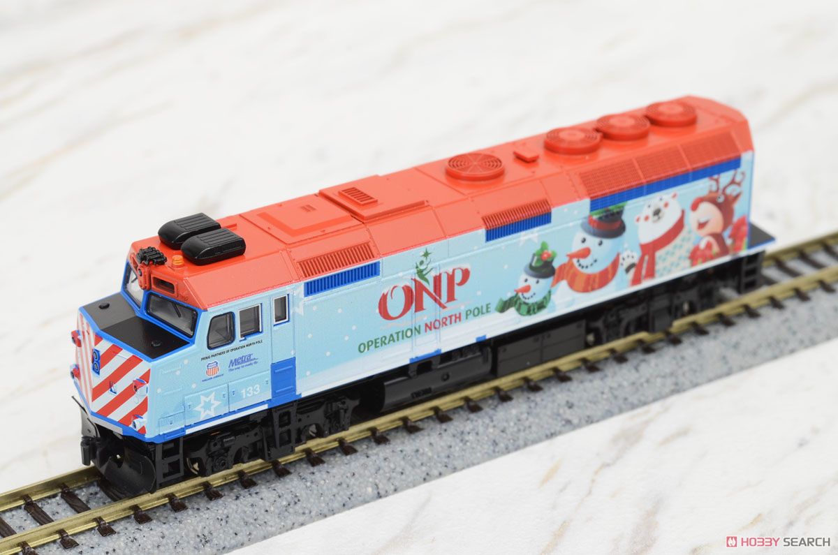 2016 Operation North Pole Christmas Train (F40PH機関車/ギャラリー・バイレベル客車 ONP クリスマストレイン 2016) (基本・4両セット) 商品画像2