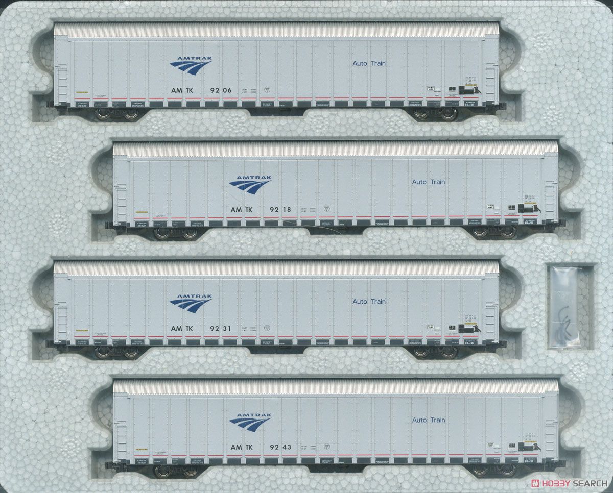 Autorack Amtrak(R) Phase V 4 Car Set #3 (4-Car Set) (Model Train) Item picture1