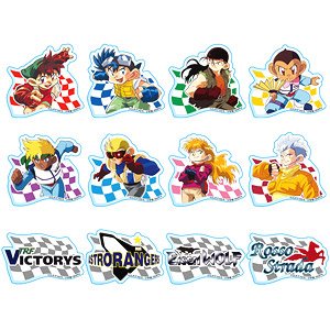 Bakuso Kyodai Let`s & Go!! WGP Trading Acrylic Badge (Set of 12) (Anime Toy)