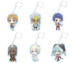 King of Prism: Pride the Hero Acrylic Key Ring Collection (Set of 6) (Anime Toy)