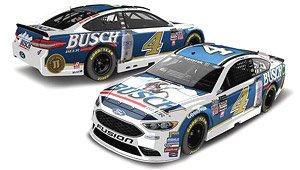 1/24 Nascar Cup Series 2017 Ford Fusion Busch Beerdarlington #4 Kevin Harvick Chrome (Diecast Car)