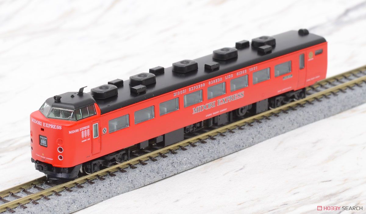 JR 485系特急電車 (MIDORI EXPRESS) セットB (4両セット) (鉄道模型) 商品画像3